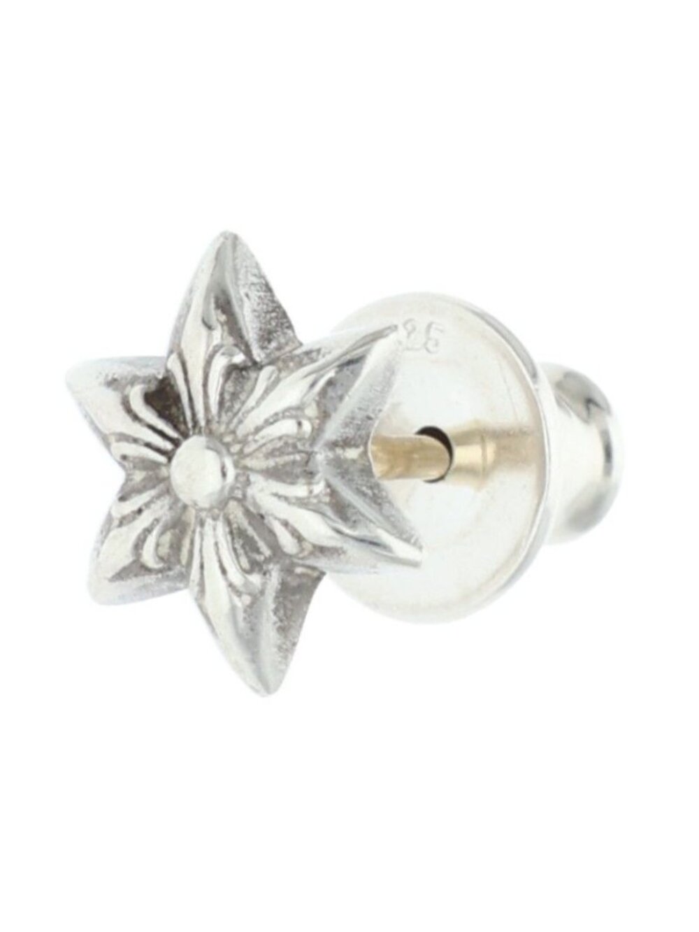 Chrome Hearts CO Star Stud Silver Earrings